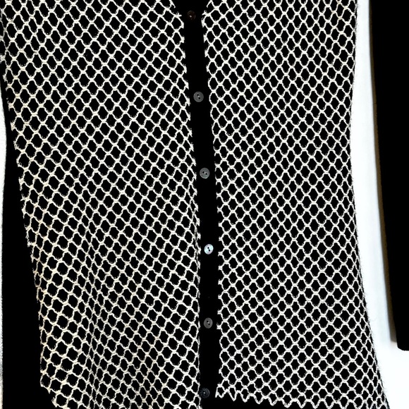 Saks Fifth Avenue Silk Cashmere Button Up Cardigan Sweater size S fall - Picture 10 of 13